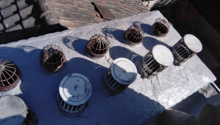 Aangebrachte MS polymeer coating op schoorsteenplaat