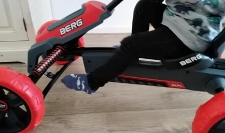 Berg Reppy Rebel lage instap en zitpositie