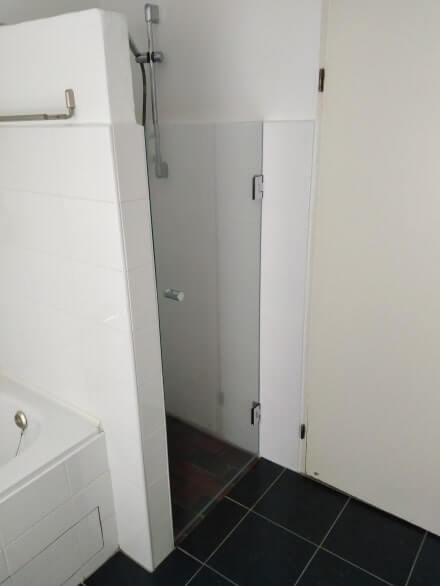 Douchegordijn vervangen door douchedeur