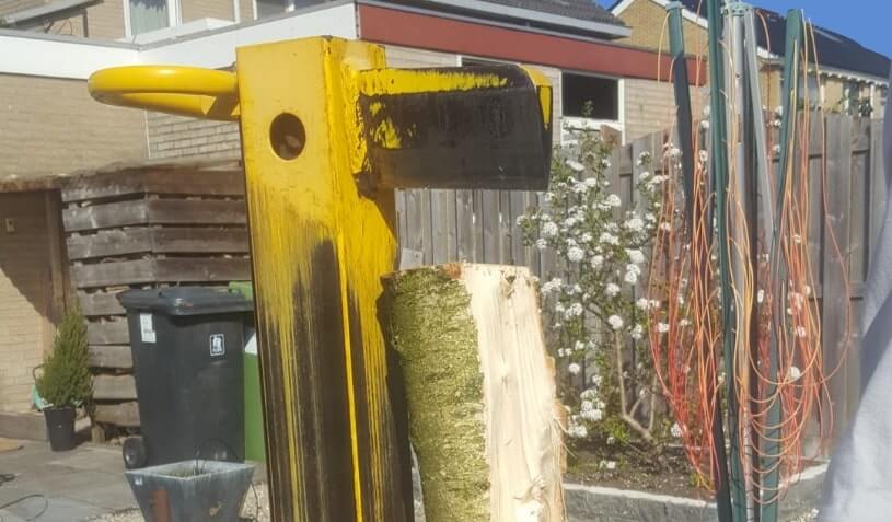 hoe hout kloven