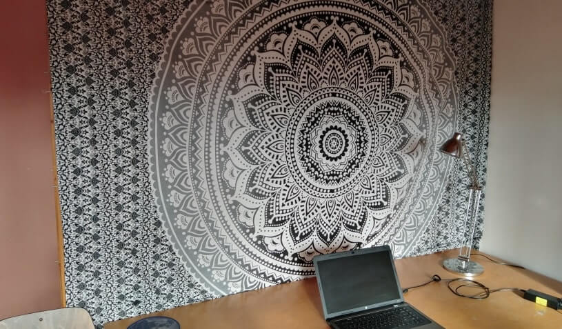 hoe mandala doek gebruiken