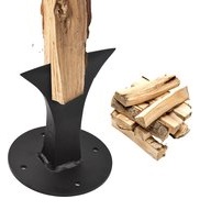 Hout kloven met een staande houtklover