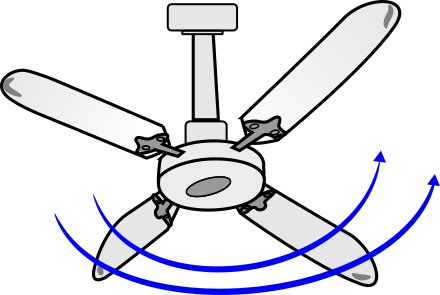 Huis verkoelen met plafond ventilator