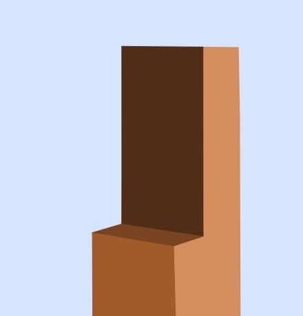 Inkeping in staander