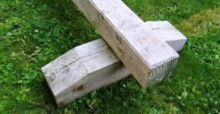  Onzichtbare houtschroef in evenwichtsbalk 