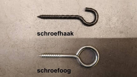 Schroefhaak en schroefoog