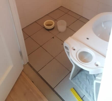  Toiletpot staand toilet vervangen