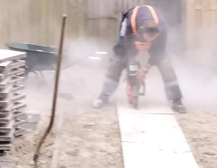 Tuintegel doorslijper