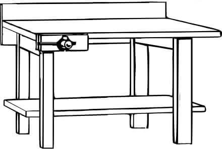Werkbank zelf maken Stap 4